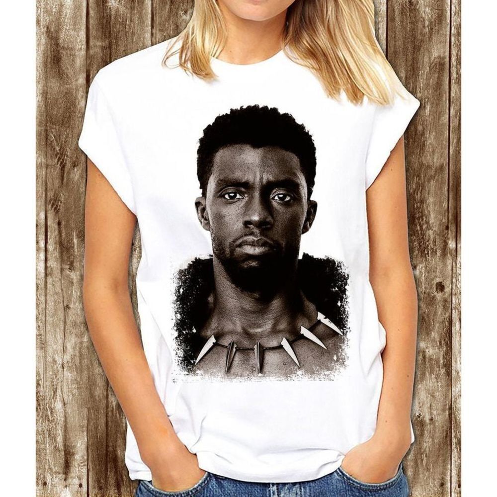 Chadwick Boseman Tribute Portrait Graphic Unisex T-Shirt
